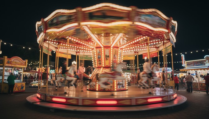 Free Spinning Carnival Magic Image - Carousel, Carnival, Blur ...